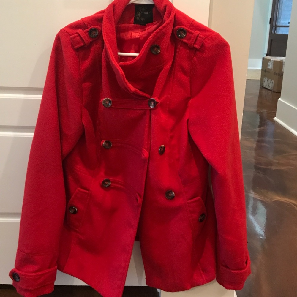 Size Large Red Felt Jacket